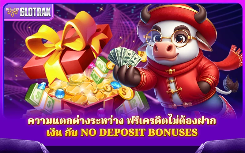 เปรียบเทียบความแตกต่างระหว่างเครดิตฟรีแบบไม่ต้องฝากกับโบนัสแบบ No Deposit Bonuses เปรียบเทียบความแตกต่างระหว่างเครดิตฟรีแบบไม่ต้องฝากกับโบนัสแบบ No Deposit Bonuses